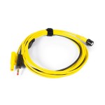 Przewód pomiarowy PREMIUM, BNC do 4mm, długość 3m, żółty